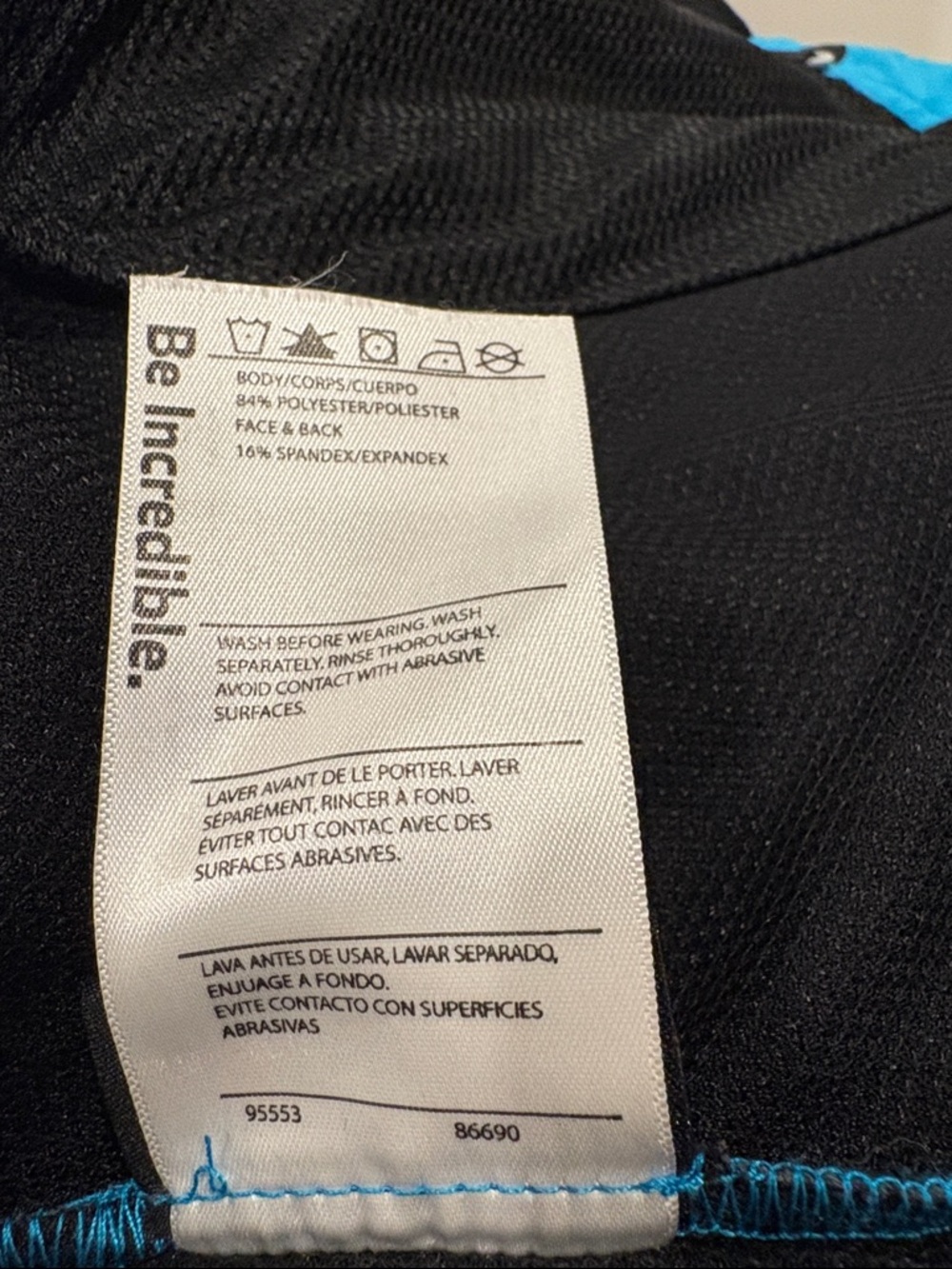 SUGOI Blue and Charcoal Running Jacket - Picture 4 of 4